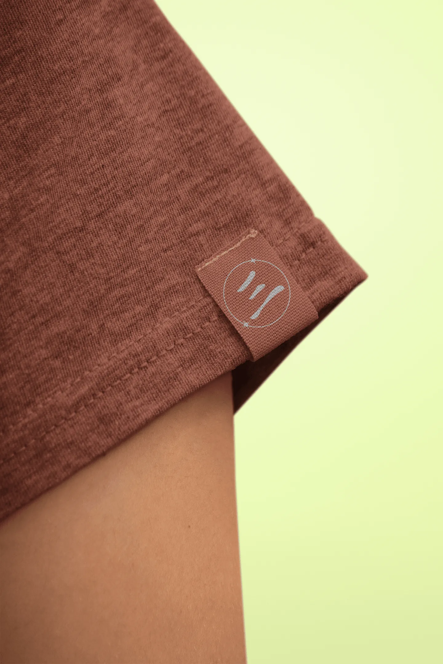 Unisex Regular Fit T-Shirt - Cotton, Bio-Washed (Brick Red)