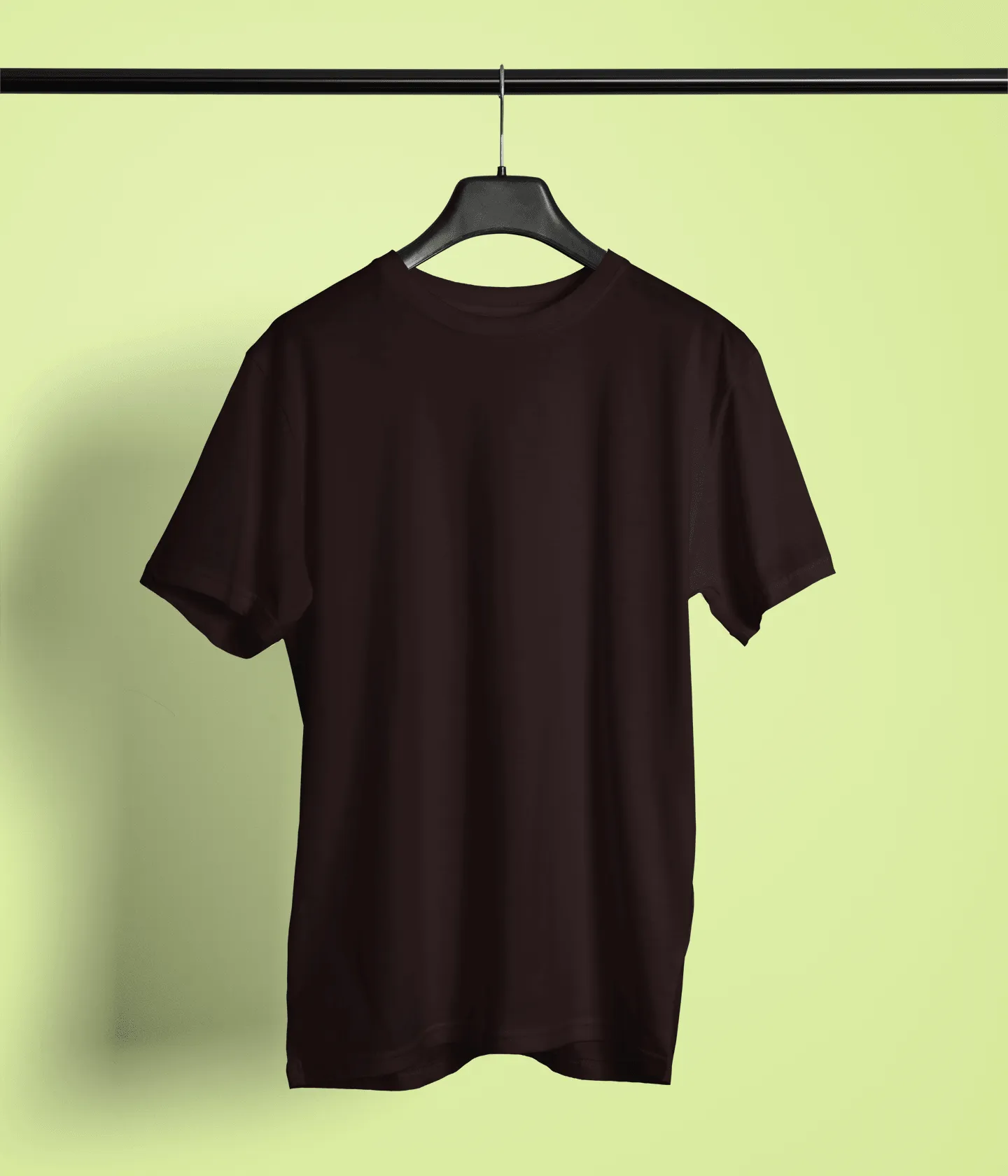 Unisex Regular Fit T-Shirt - Cotton, Bio-Washed (Brick Red)