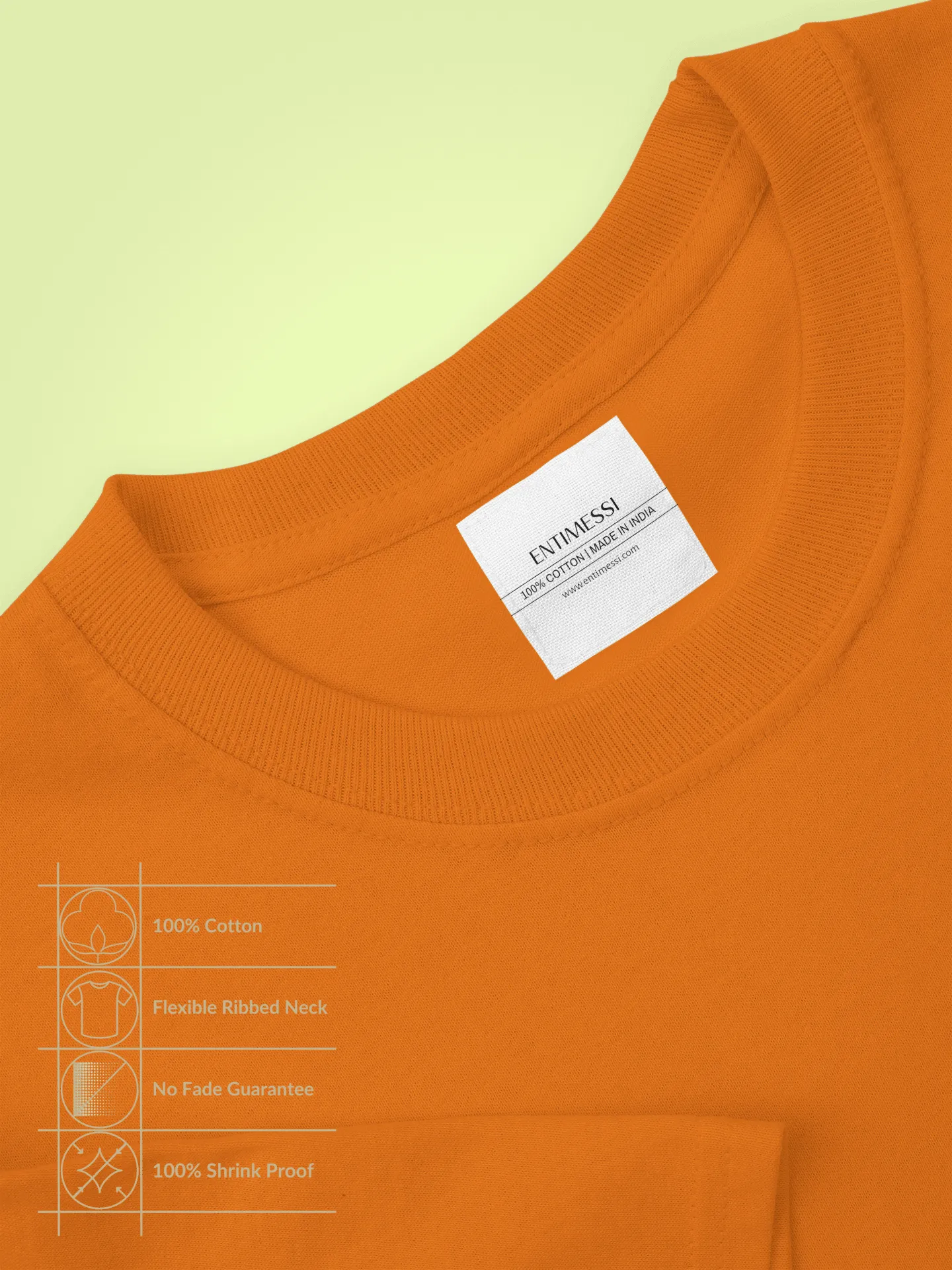 Unisex Regular Fit T-Shirt - Cotton, Bio-Washed (Brick Red)