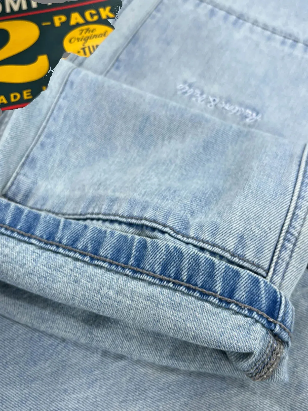 UrbanEase Herren Frühling Sommer Patchwork Stickerei Jeans