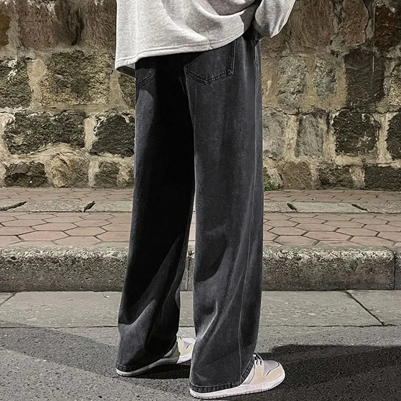UrbanMan | Herren Loose-Fit Solid Jeans | Bequem und Zeitlos