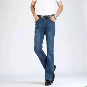 UrbanWave Loose Fit Denim Bell Bottom Pants