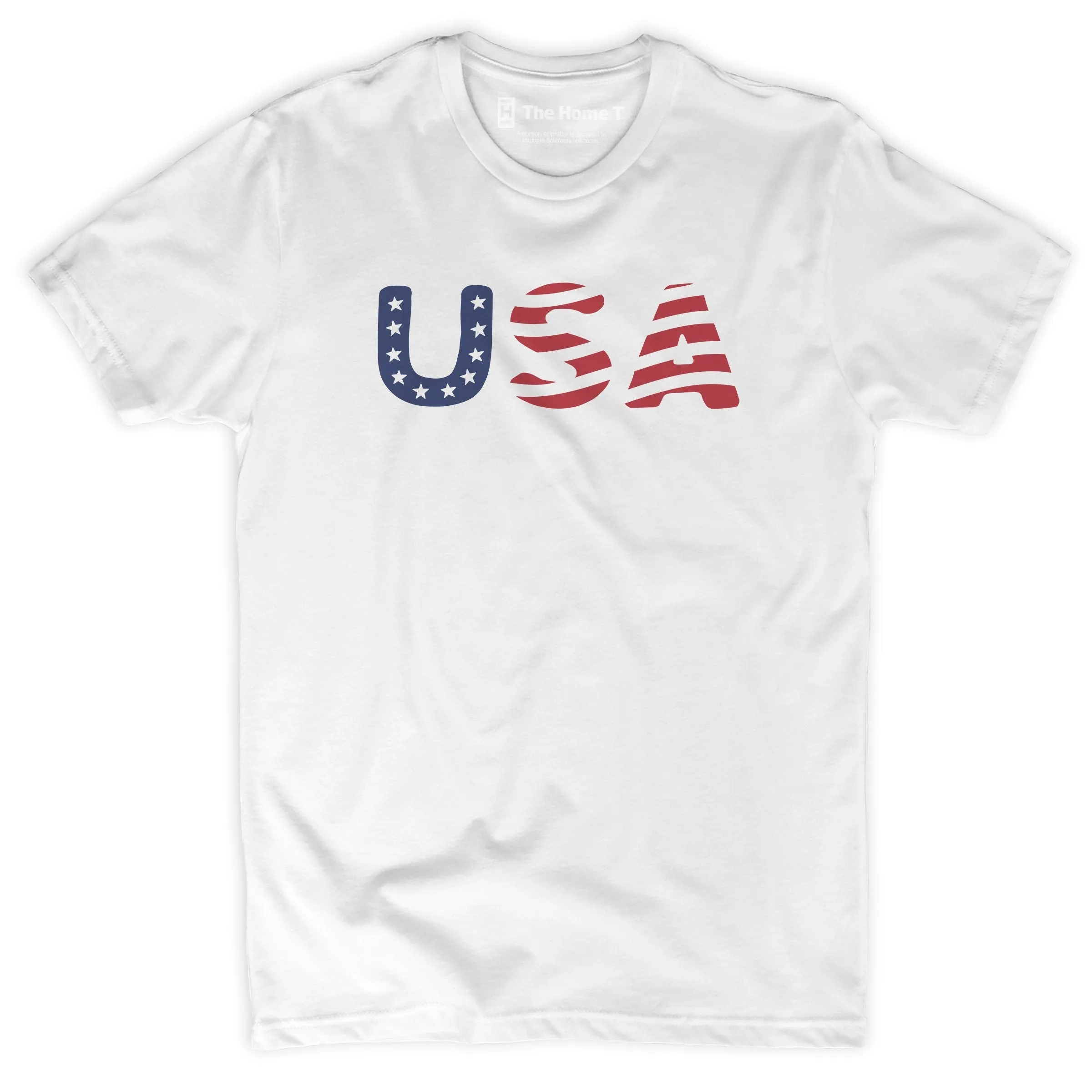 USA Flag Letters