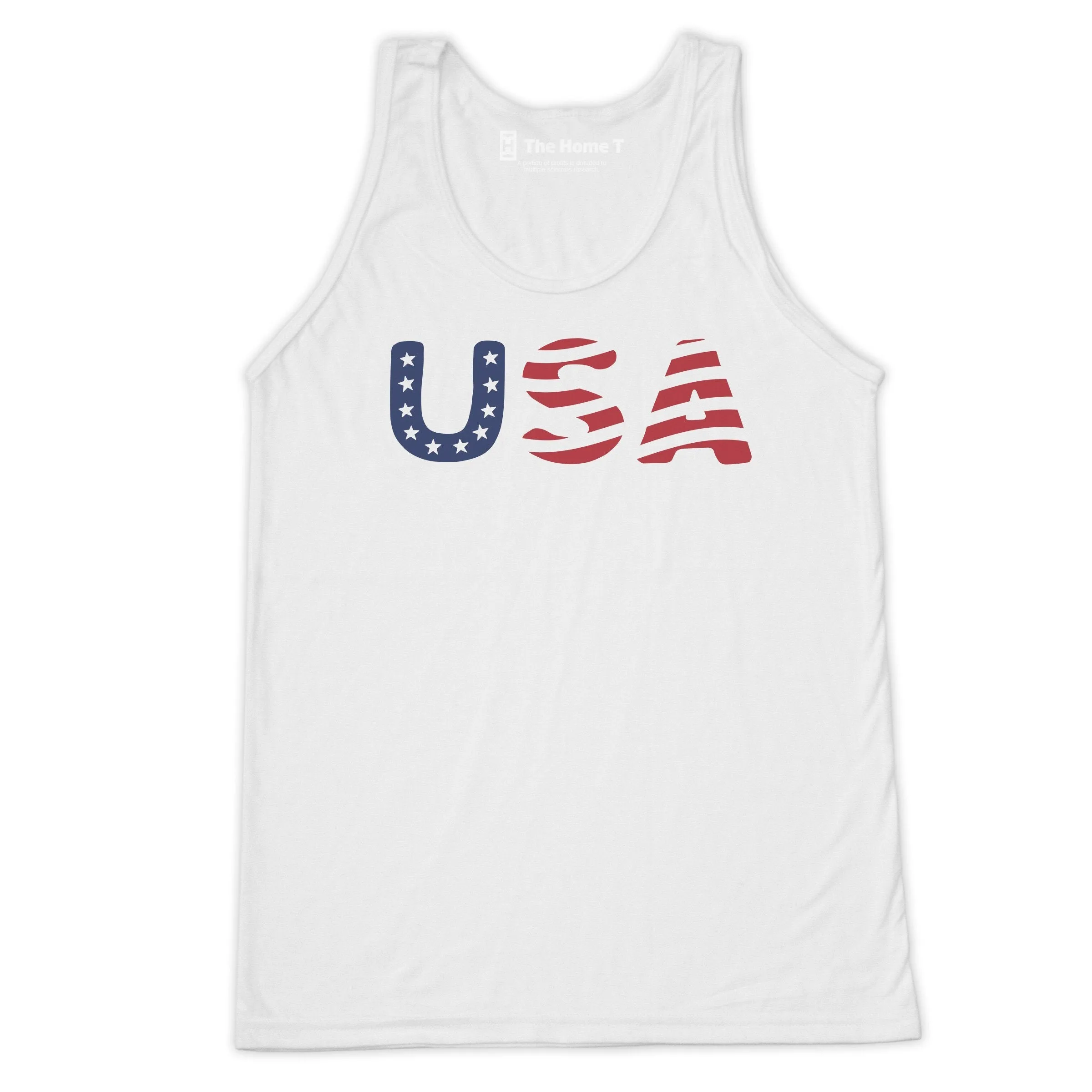 USA Flag Letters