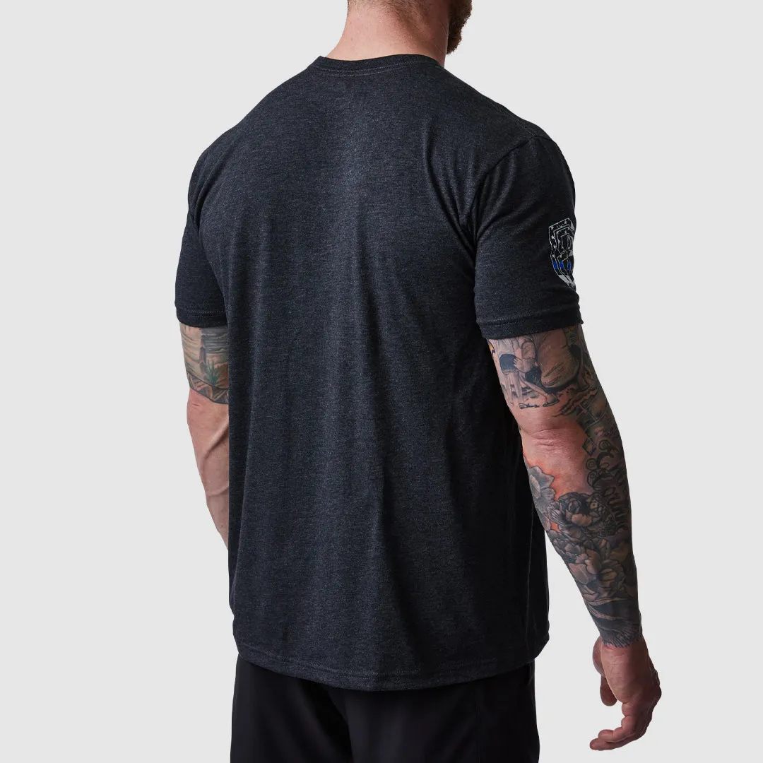 Valor Tee (Thin Blue Line)