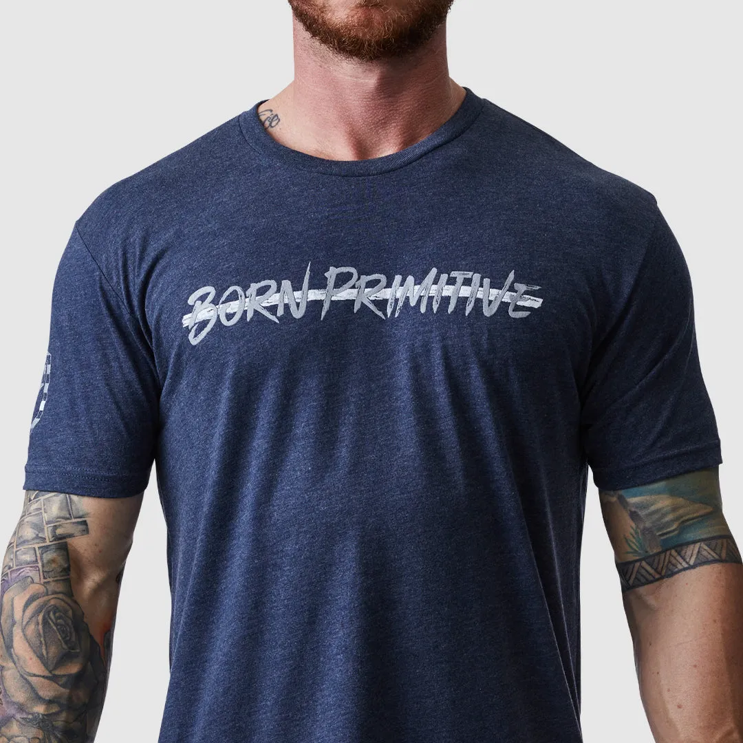 Valor Tee (Thin White Line)