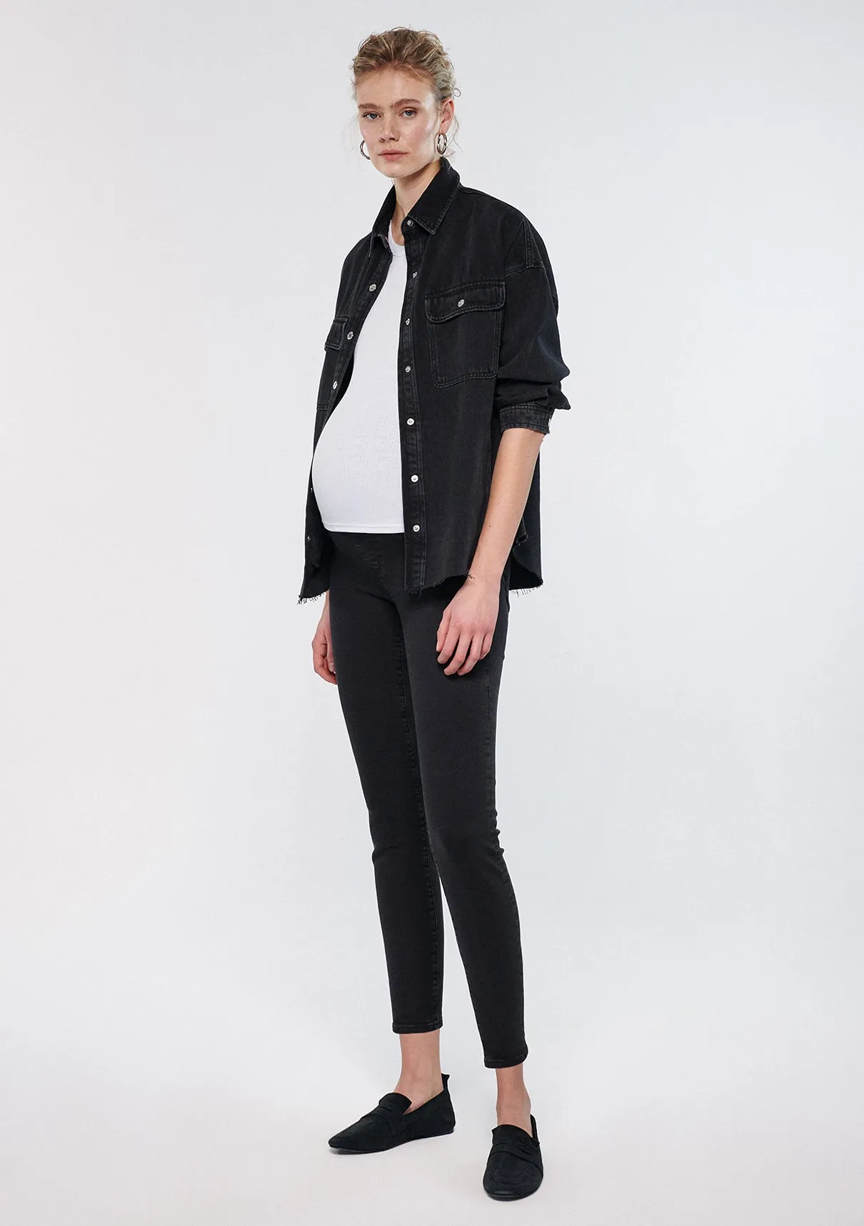 Vanessa Smoke Stretch Jean Pants