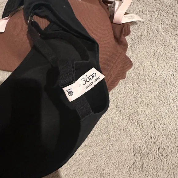 Victoria's Secret Black and Brown Intimate Bras