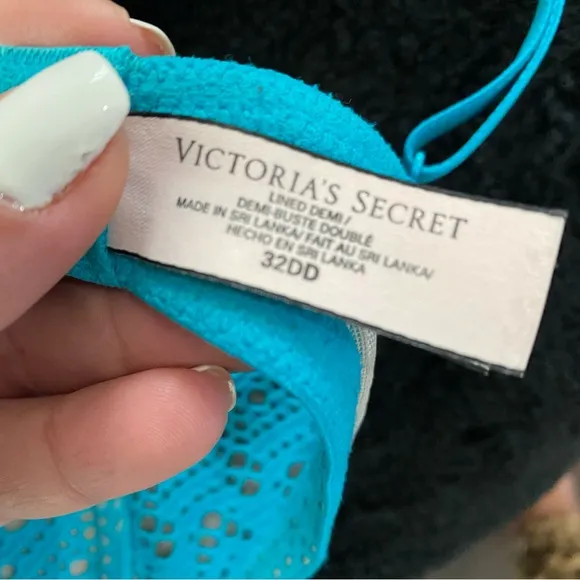 Victoria's Secret Teal Lace Padded Bra Collection