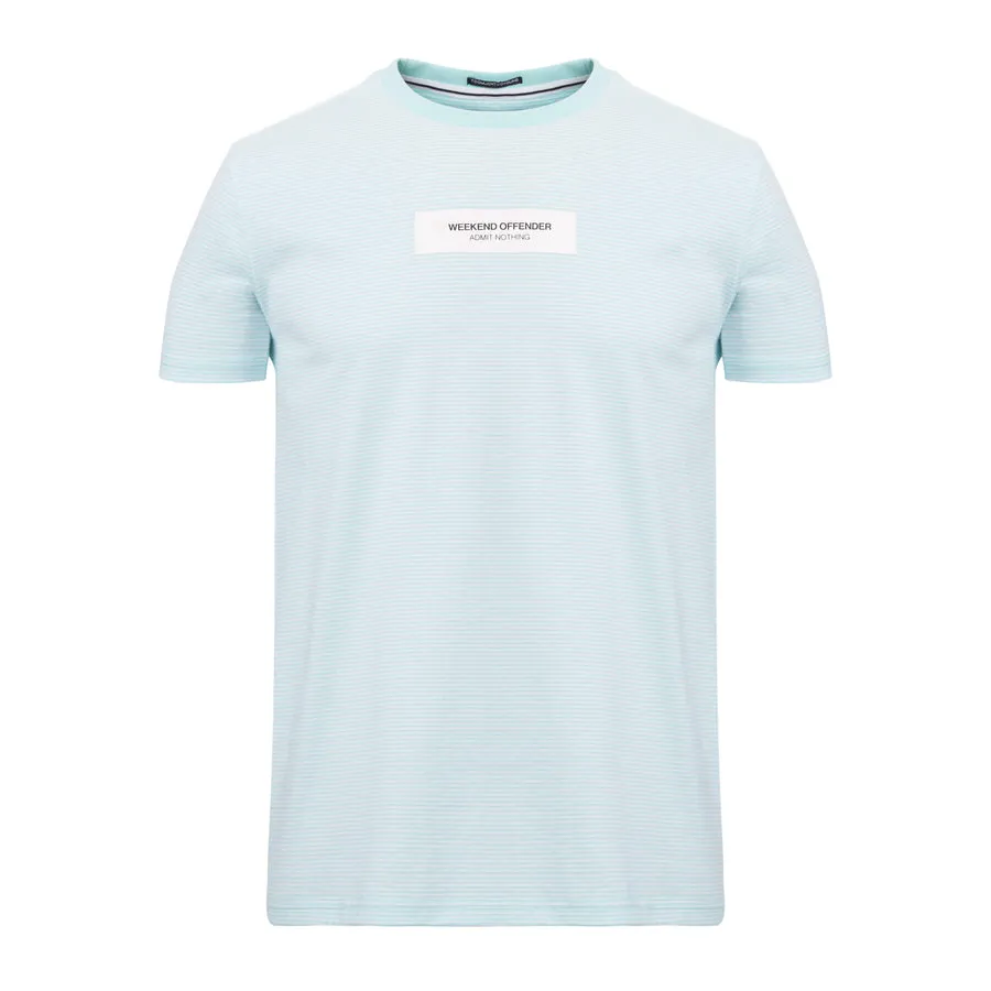 Weekend Offender Navvarro Ave T-Shirt Aqua