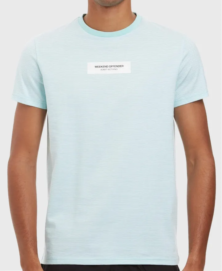 Weekend Offender Navvarro Ave T-Shirt Aqua