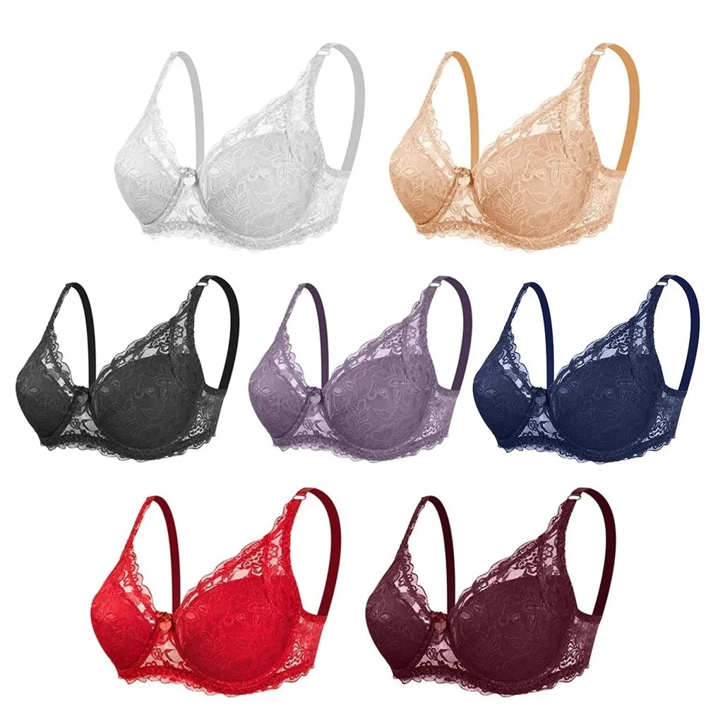 Women Sexy Lace Bra Underwire Cotton Bras