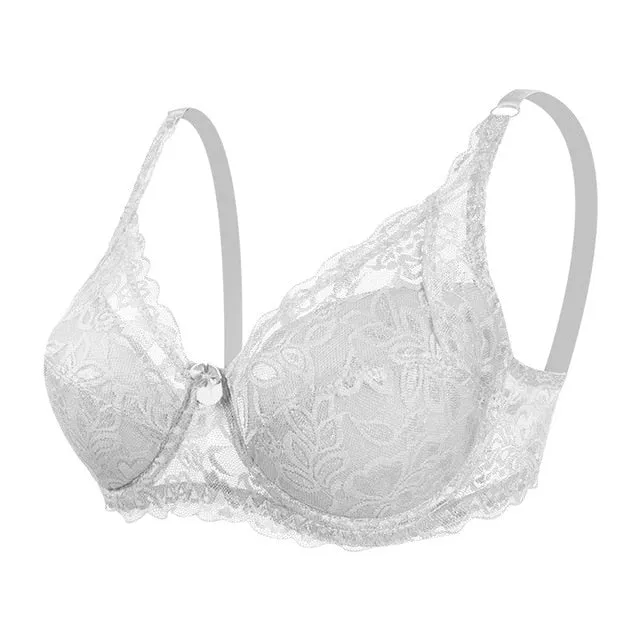 Women Sexy Lace Bra Underwire Cotton Bras