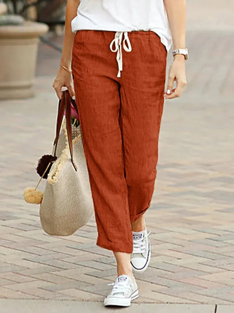 Women's Cotton Linen Pants