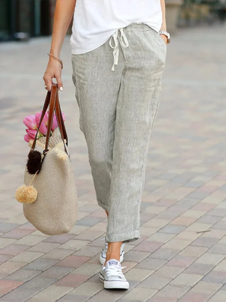 Women's Cotton Linen Pants