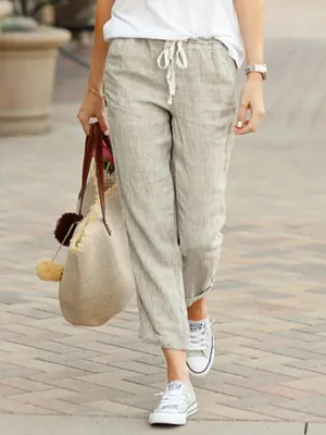 Women's Cotton Linen Pants