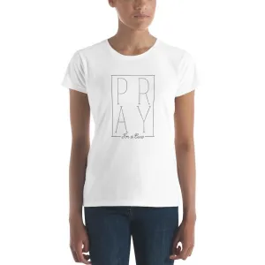 Women's Pray for a Cure Christian T-Shirt