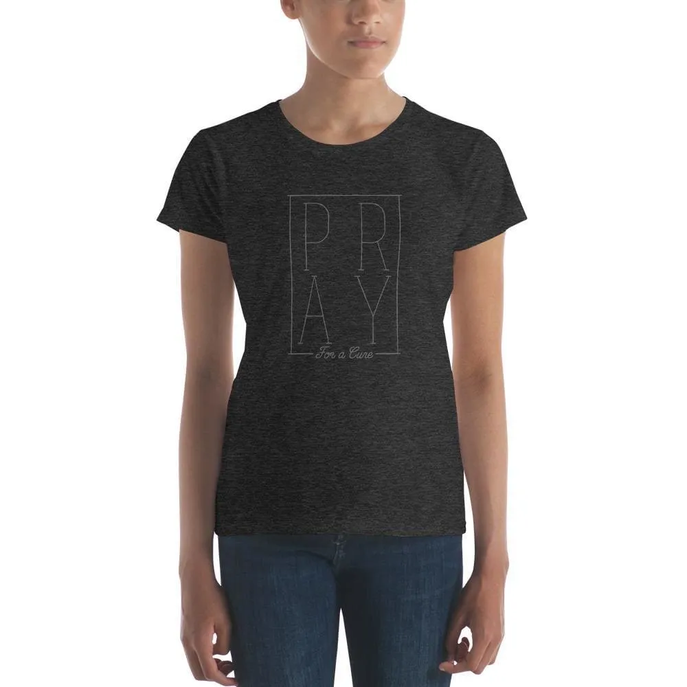 Women's Pray for a Cure Christian T-Shirt