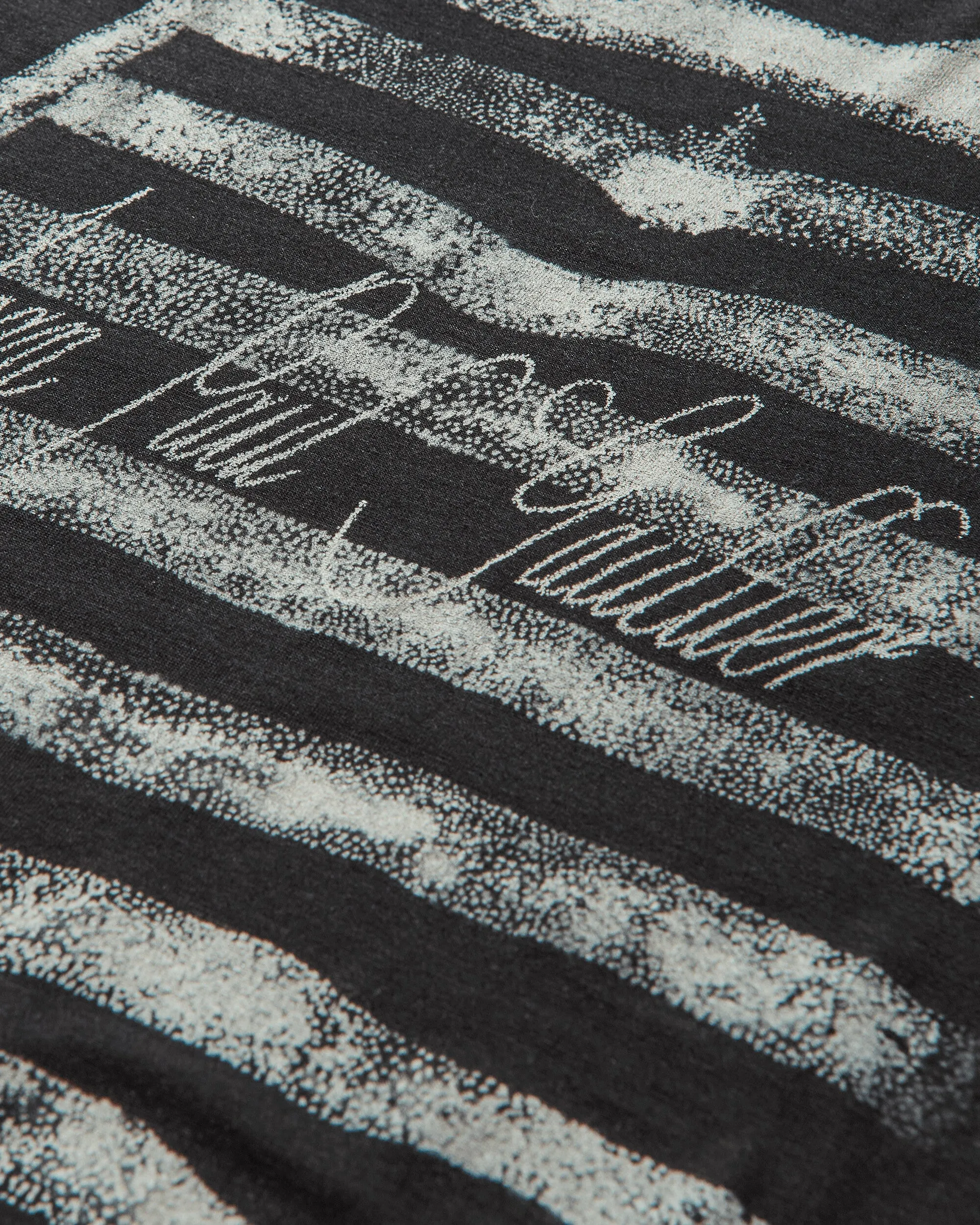 Women's "Tattoo" Longsleeve Top Black / Ecru