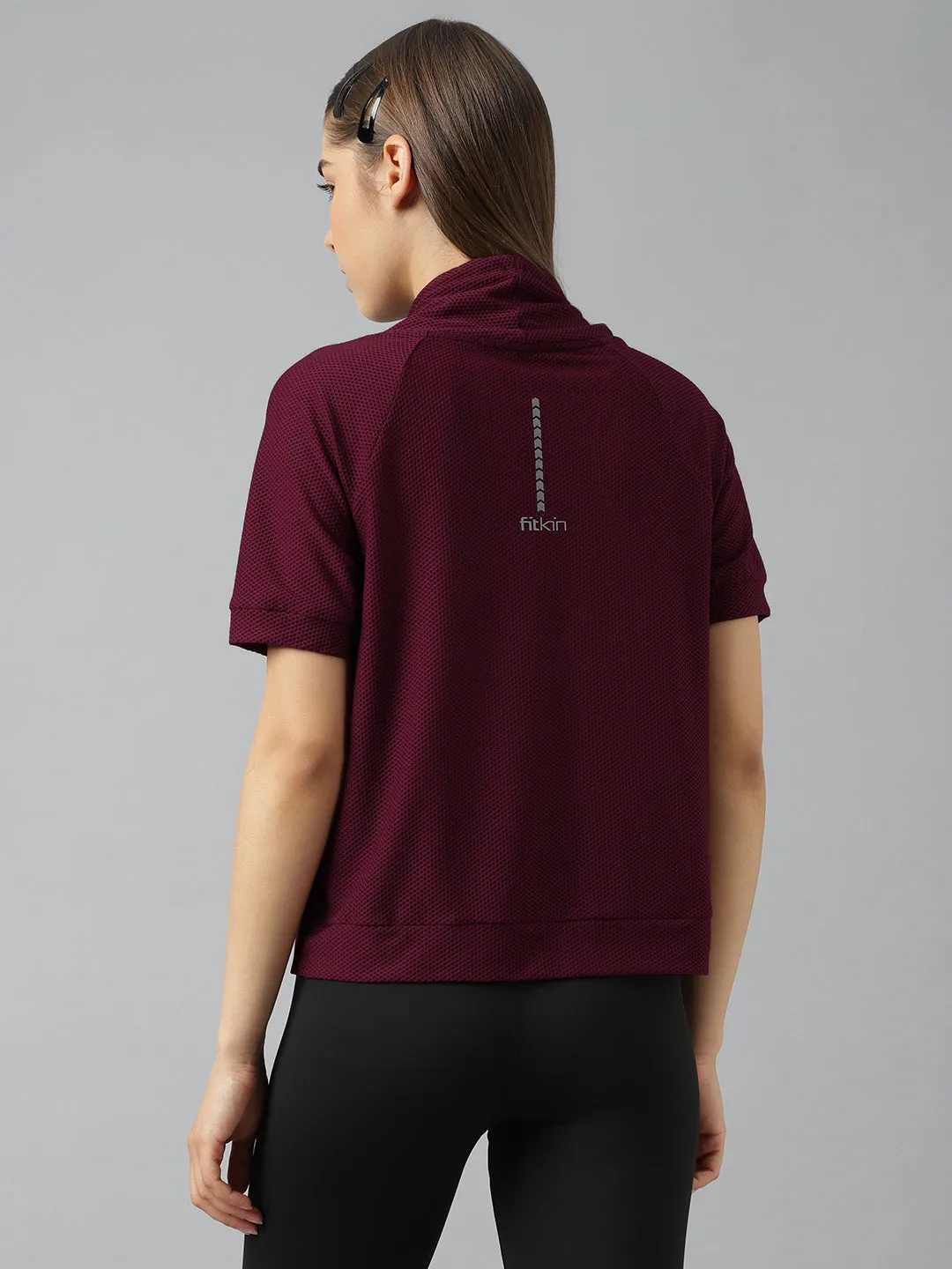 Women's self design sweat top