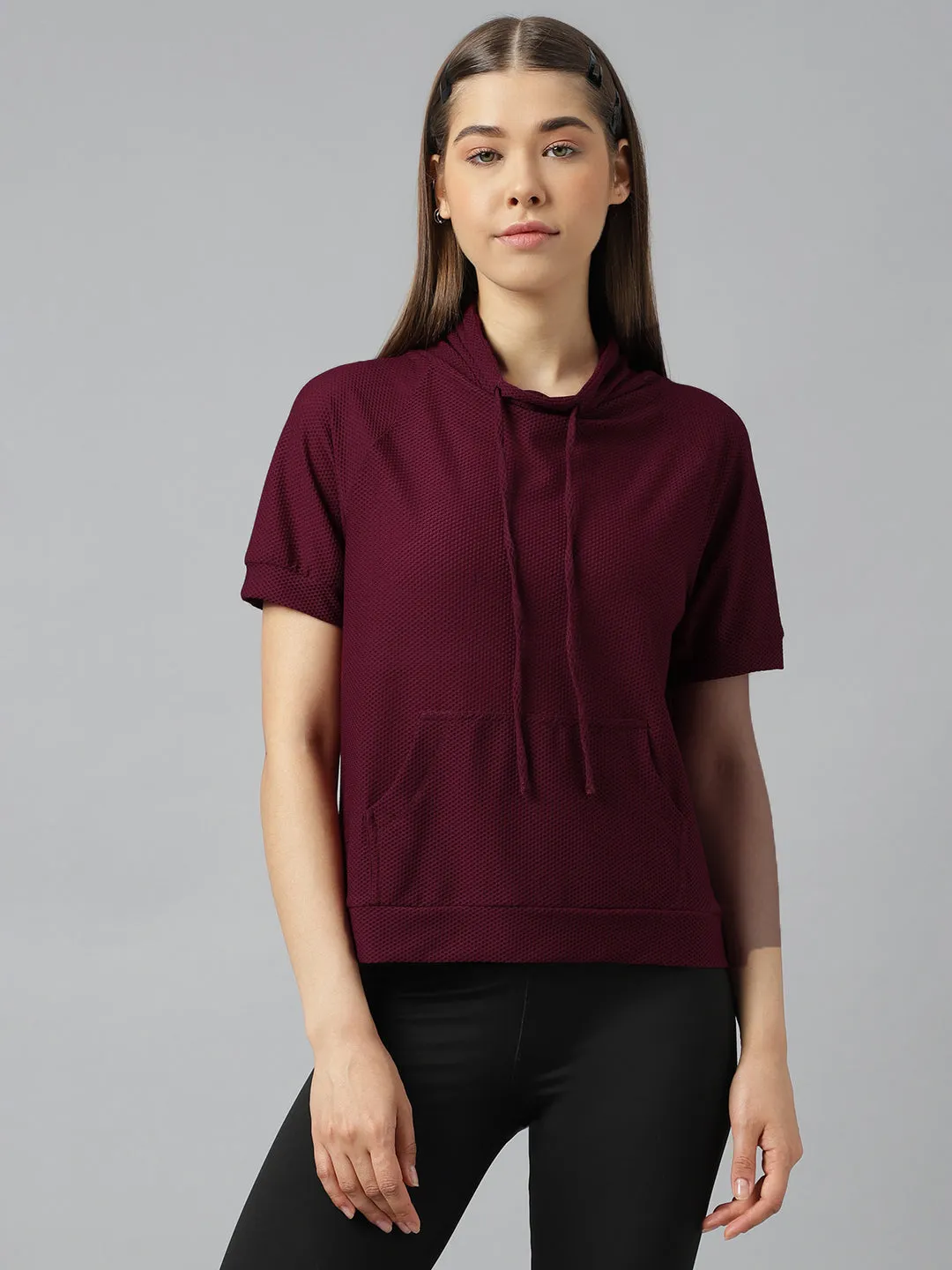 Women's self design sweat top