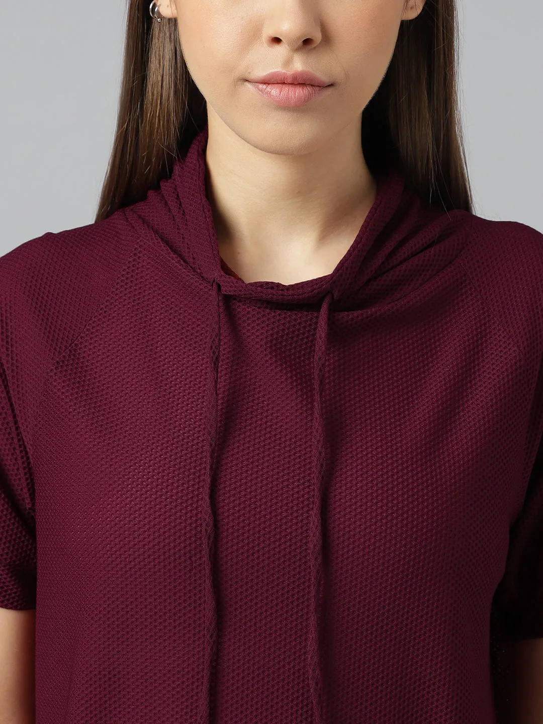 Women's self design sweat top