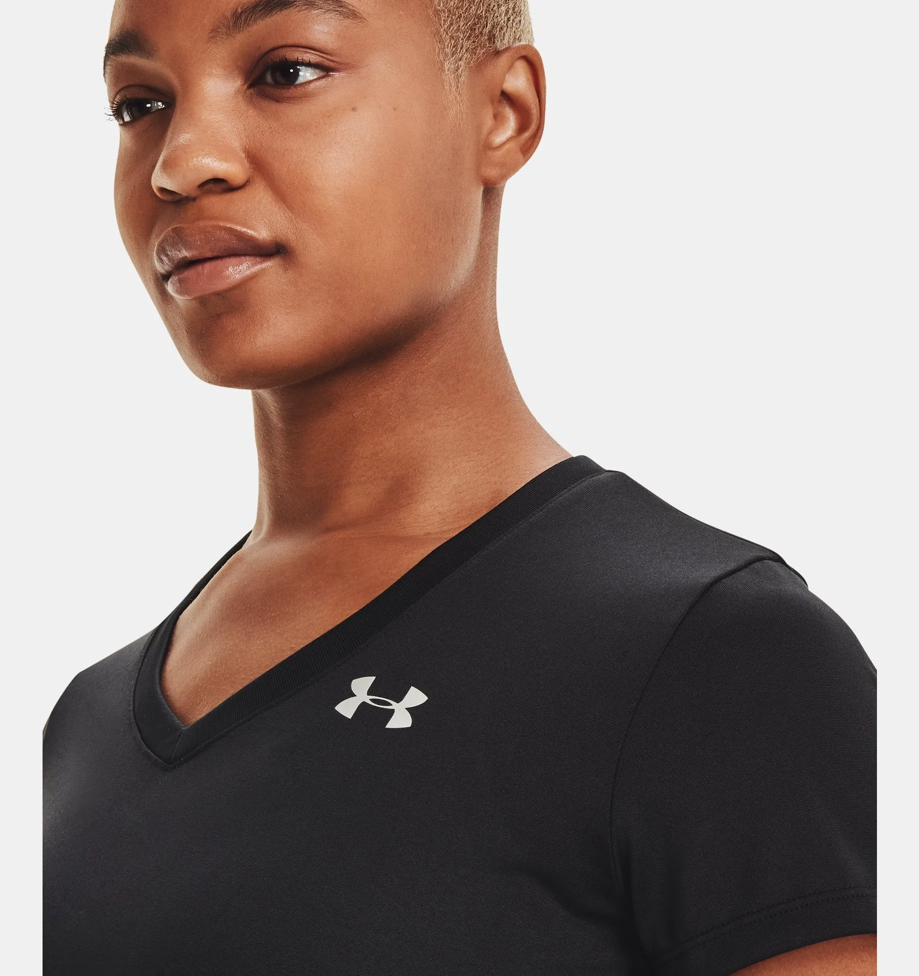 Women's Short Sleeve V-Neck Top