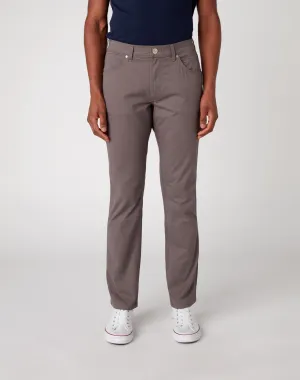 Wrangler Men's Greensboro Stretch Straight Leg Chino in Quiet Grey (W15QWA172) Size 34 - 46