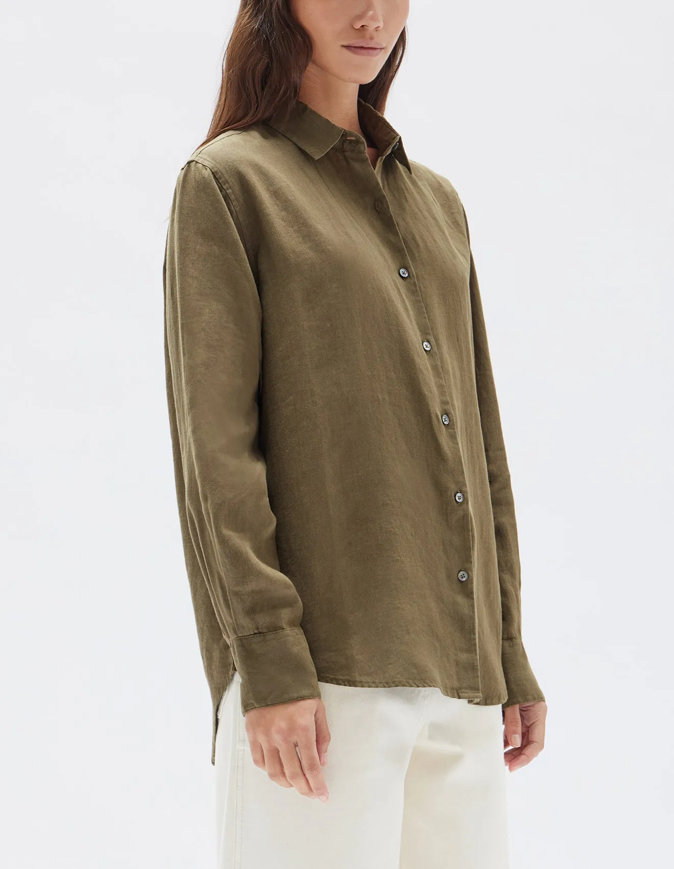 Xander Long Sleeve Shirt - Spruce