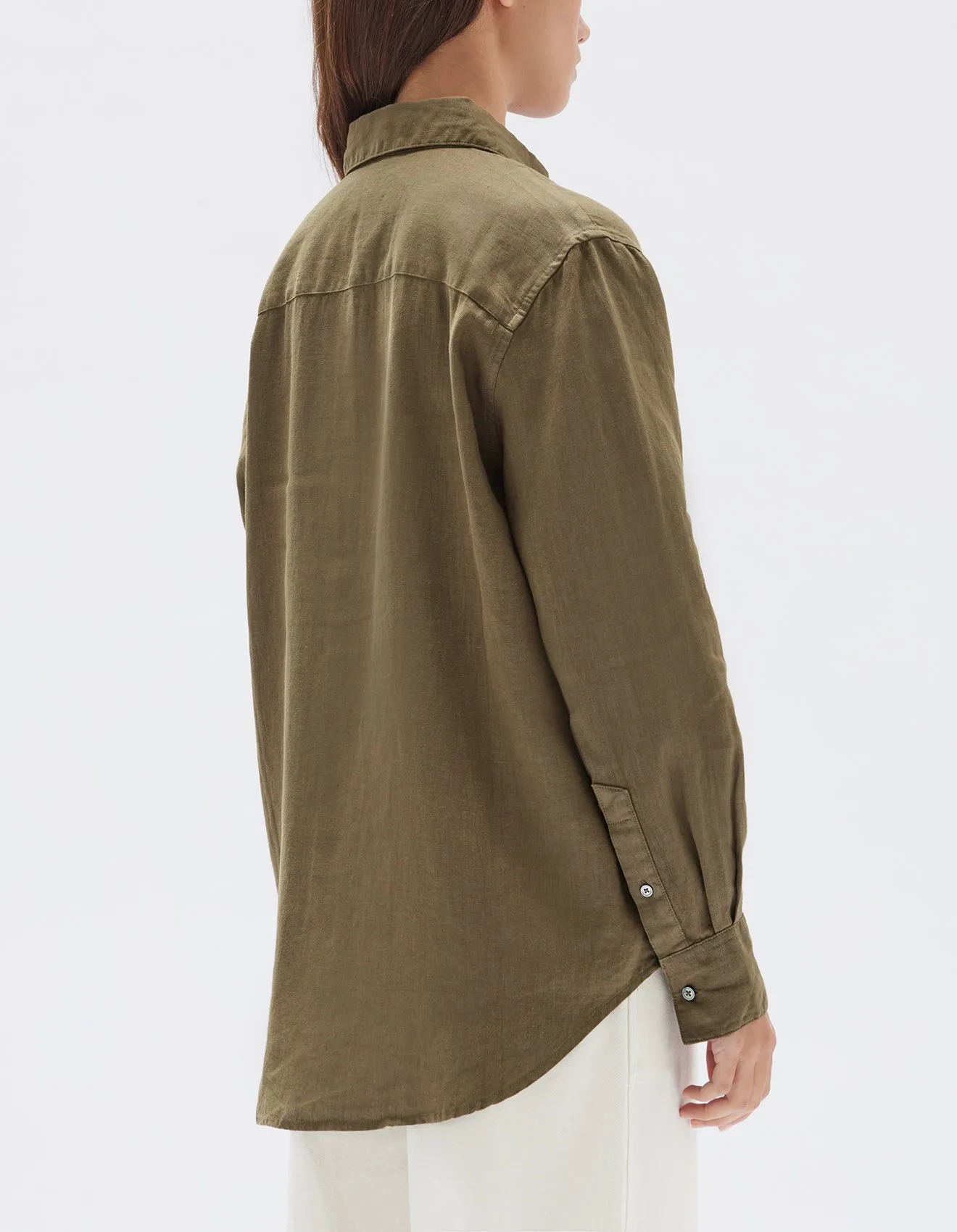 Xander Long Sleeve Shirt - Spruce