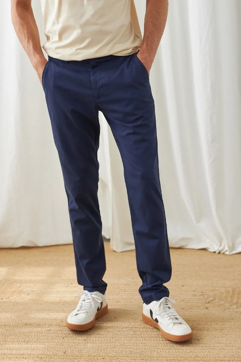 Yapes Chino Pants Navy Blue