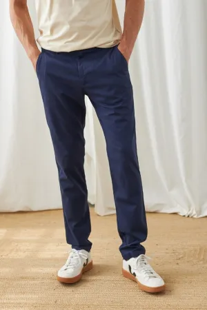 Yapes Chino Pants Navy Blue