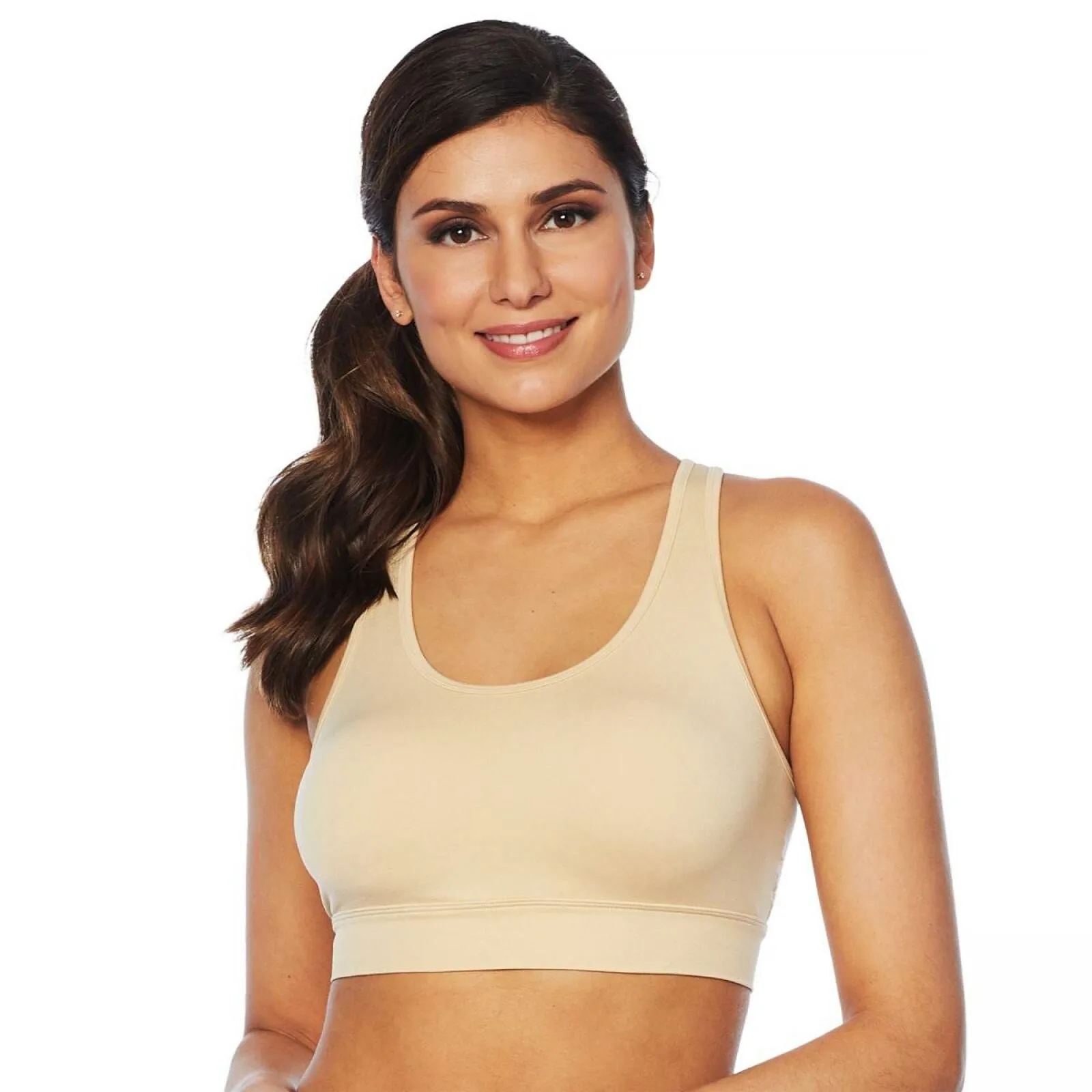 Yummie 2 Pack Cross Back Wireless Bras With Removable Pads